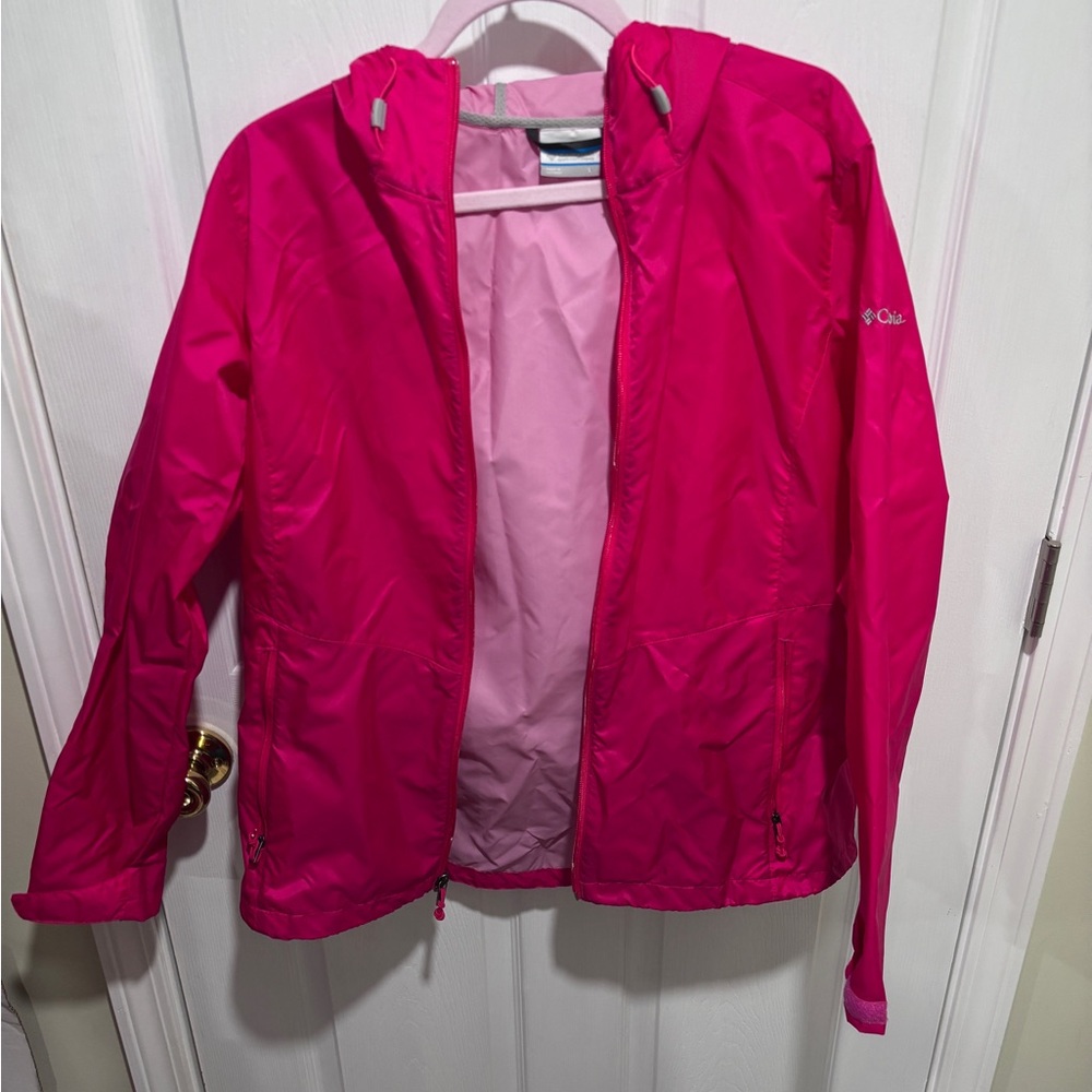 Columbia Fuchsia Raincoat